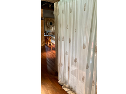 Cortina gasa Hindu 100% algodon para barral