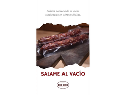Salame al Vacío "Don Lino" 500 Gr