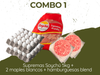 COMBO 1 (Supremas Soychu 5kg +2 maples BLANCOS + hamburguesas BLEND)