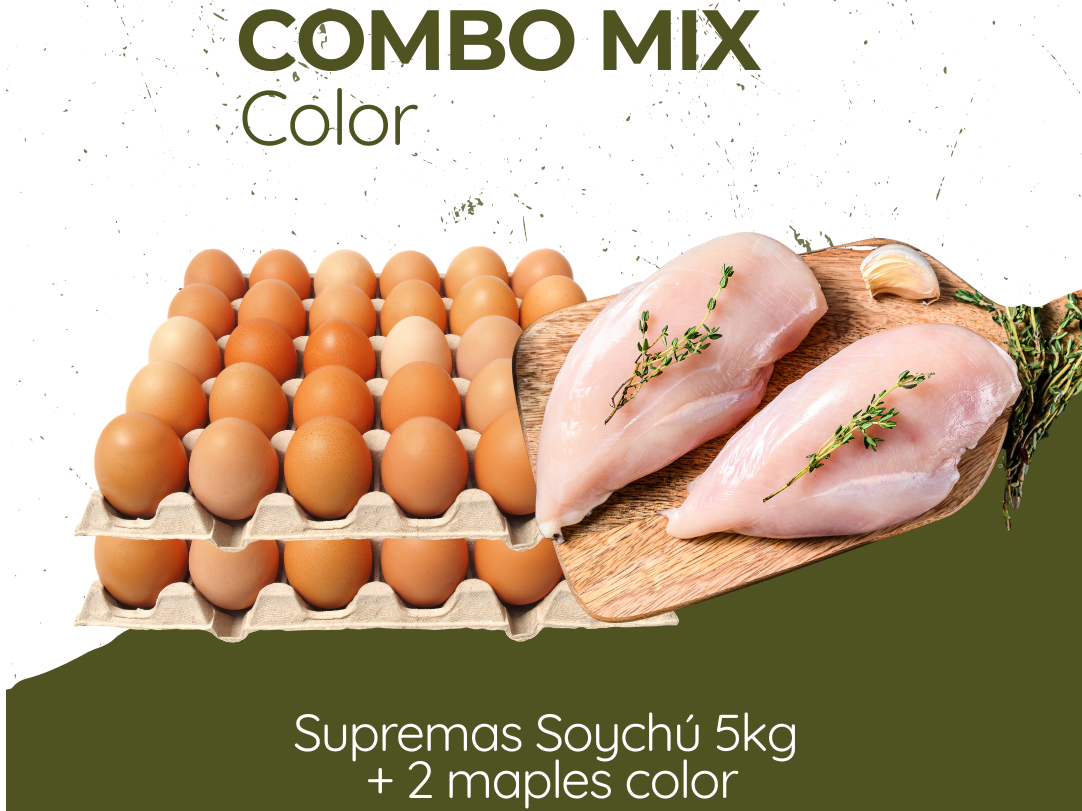 Combo Mix COLOR (5kg supremas + 2 maples COLOR)