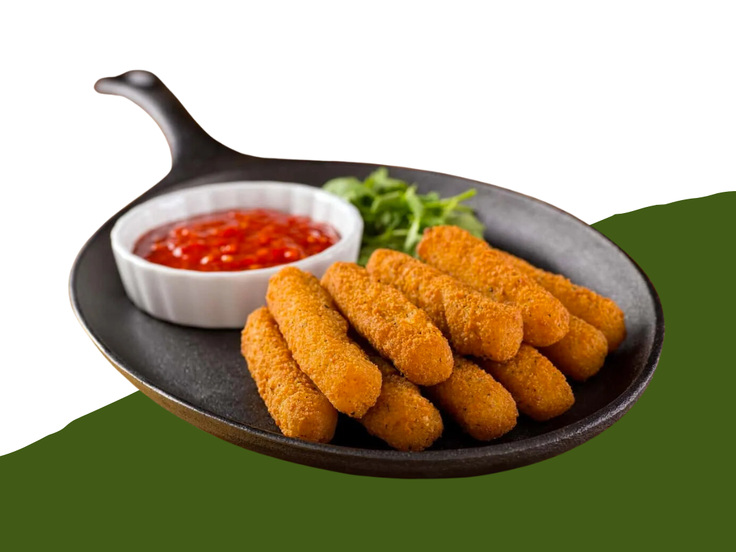 Bastones de pollo x 12kg ( el kg $8.904 )