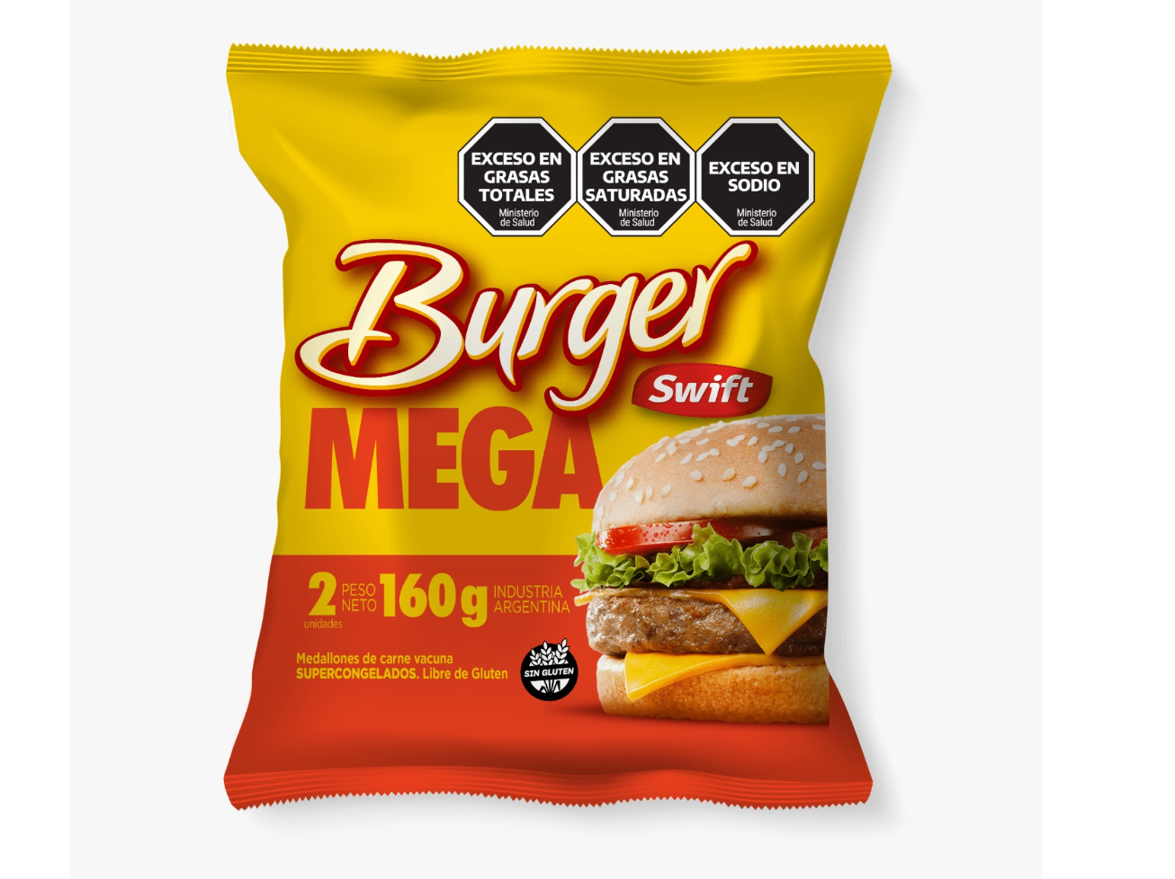 NUEVO Burguer Mega swift      30 x 2 x 160gr