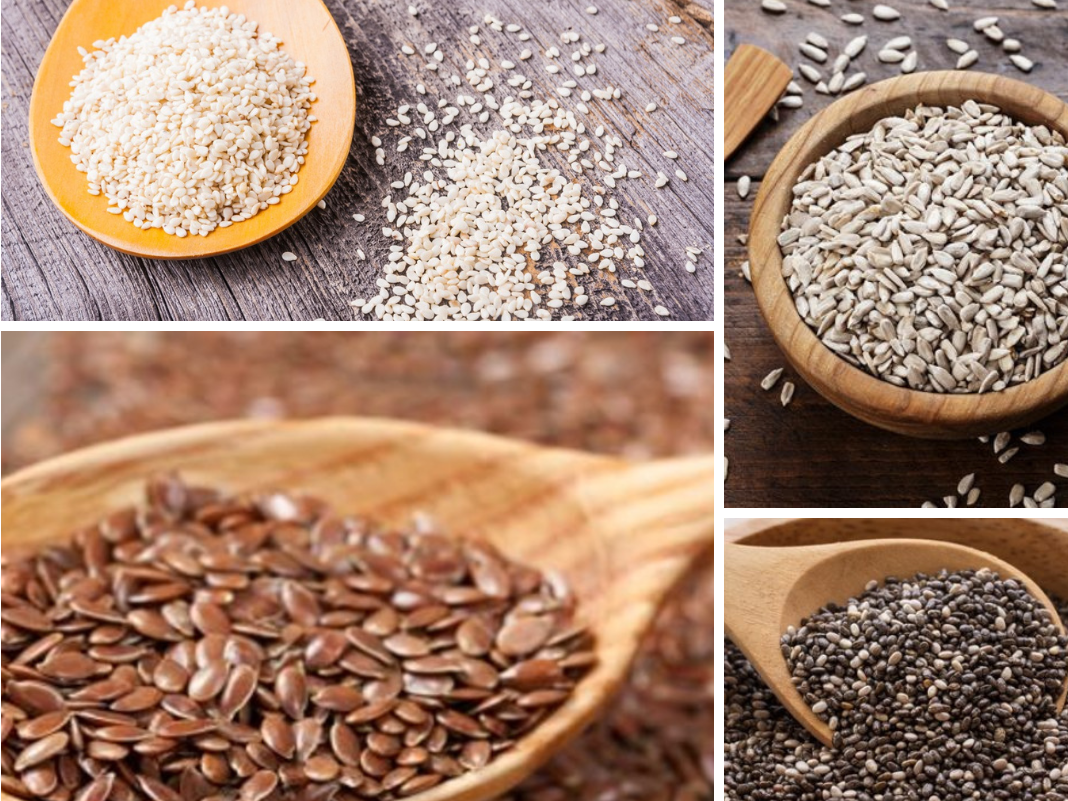 Mix de 4 semillas (Lino, sesamo, chia y girasol)