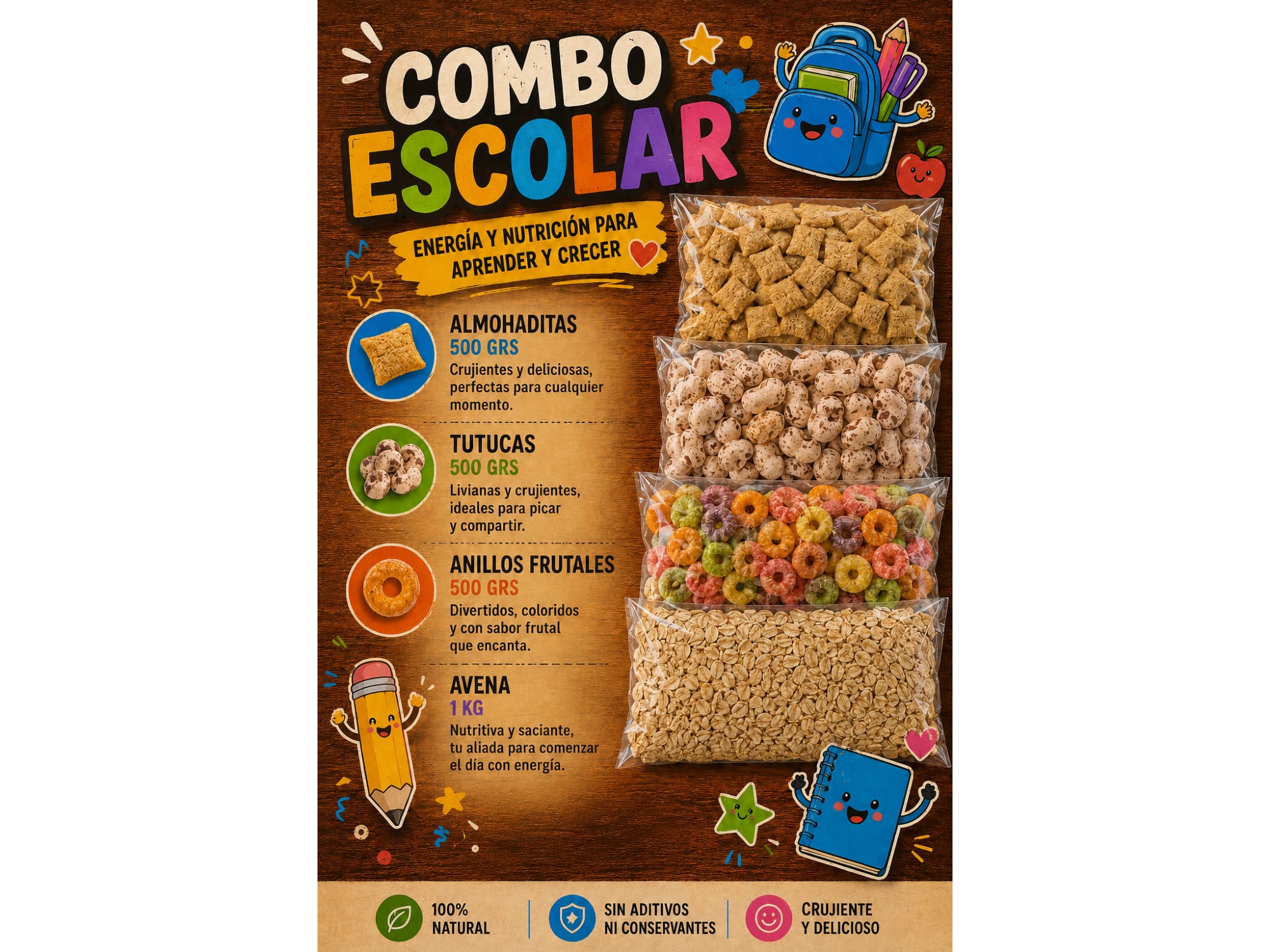 Combo escolar
