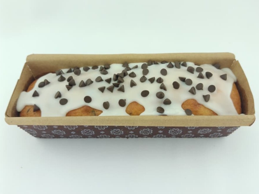 Budin con chips de chocolate