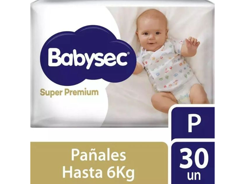 Babysec súper premium P x 30