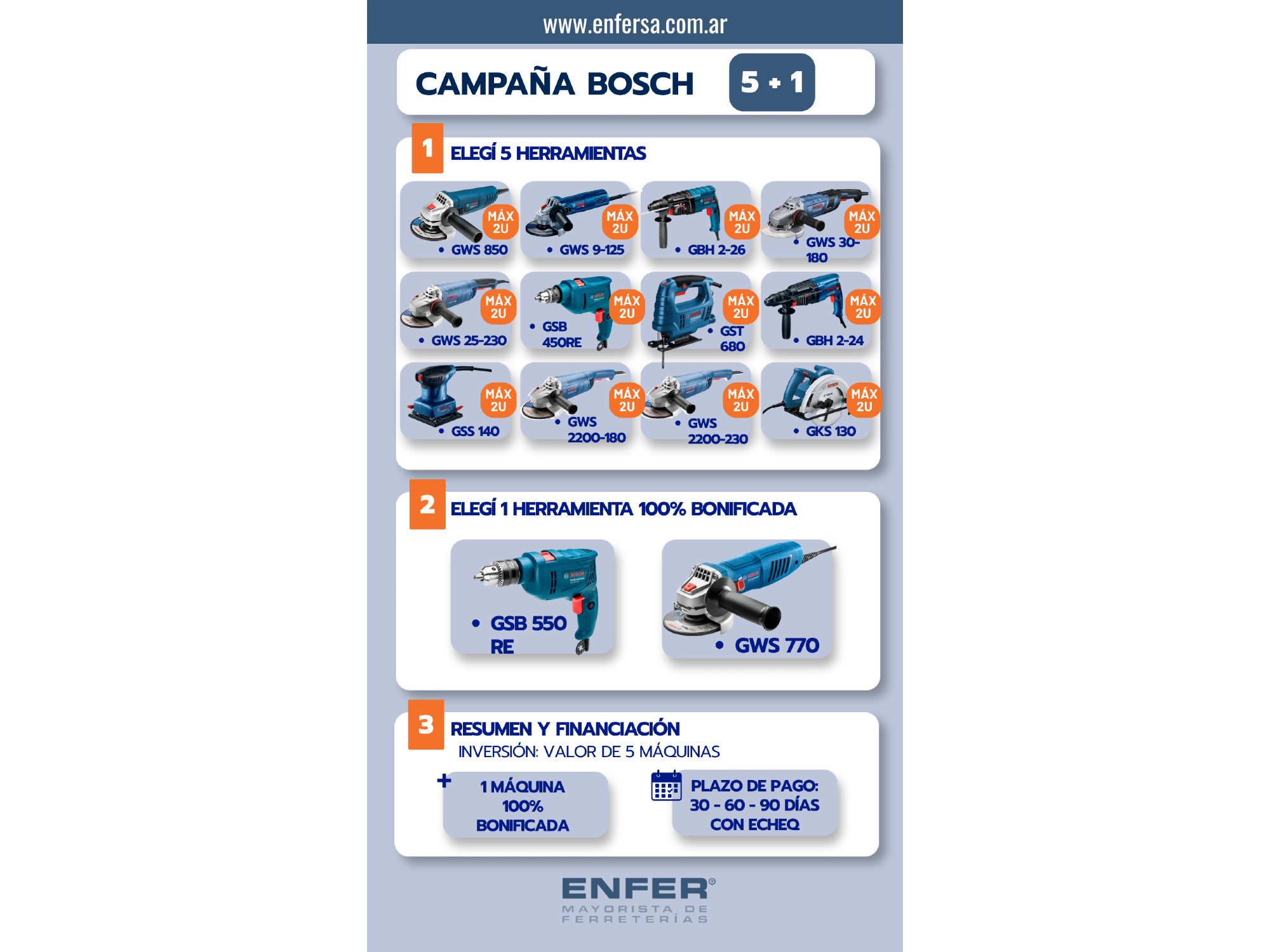 CAMPAÑA BOSCH 5 + 1