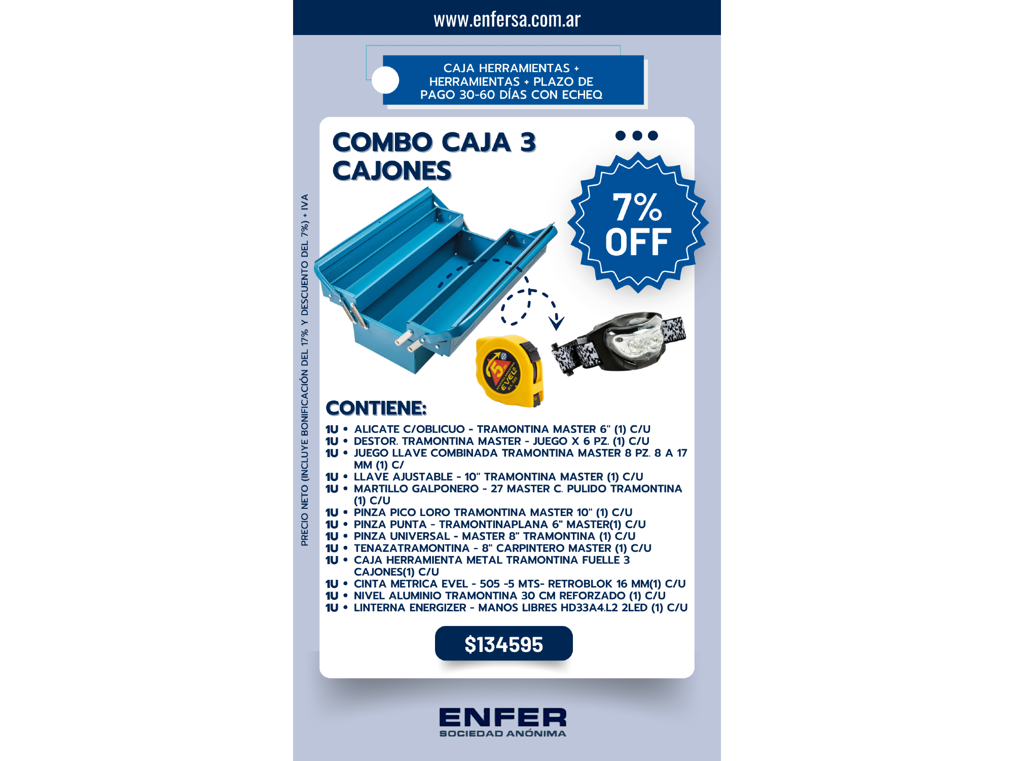 Combo CAJA 3 CAJONES