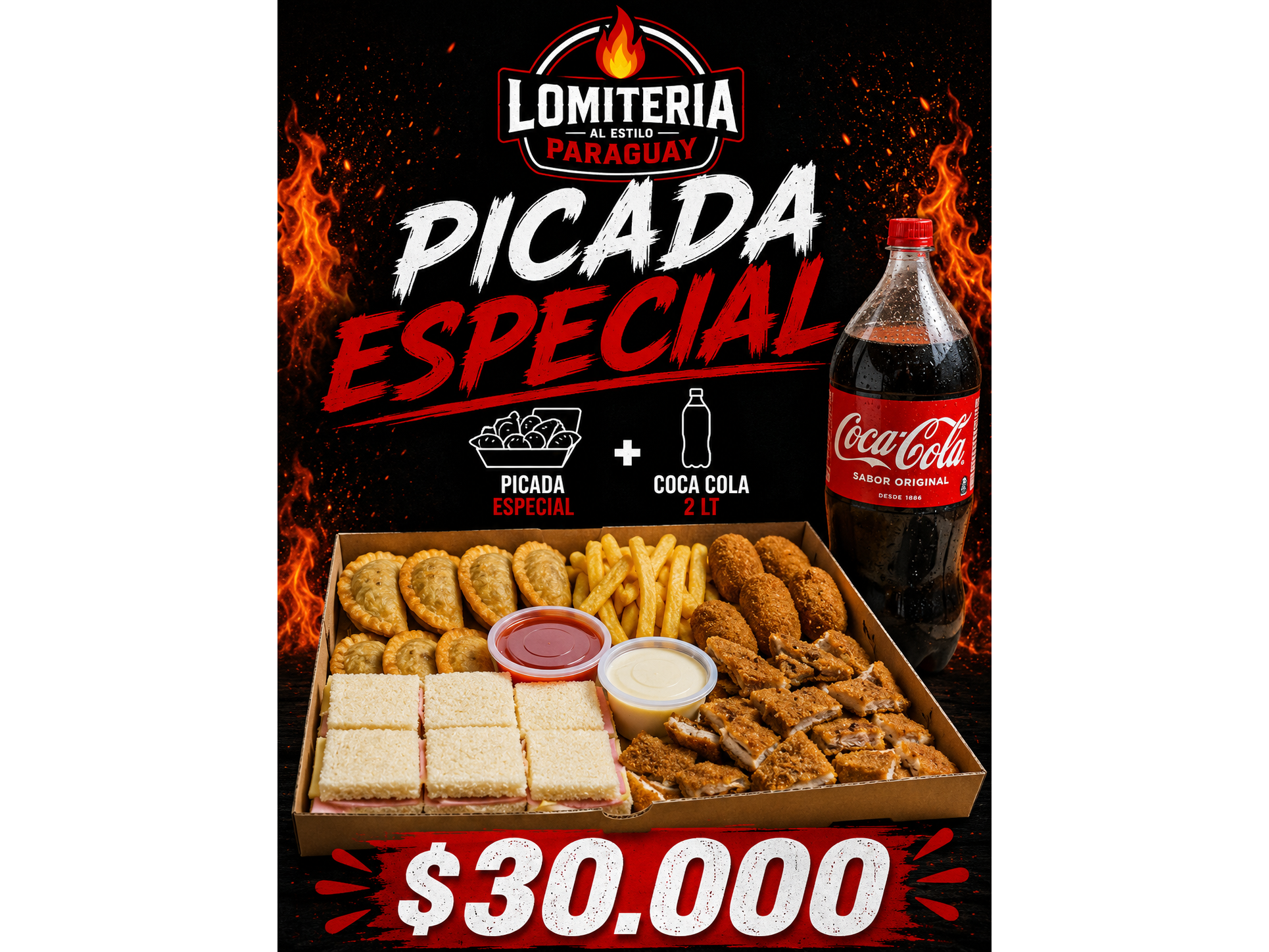 Picada especial + bebida grande