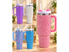 💎🥤VASO TÉRMICO CON STRASS Y MANIJA🥤💎 📦Código: TT-02