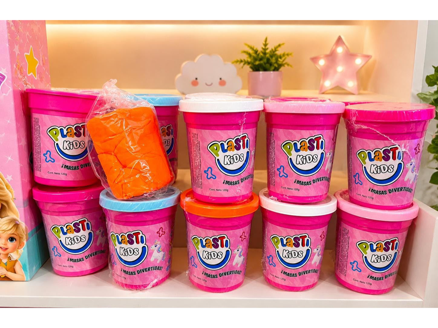 🧸Plasti Kids– Masa para Modelar🌈✨ Cod: 57520