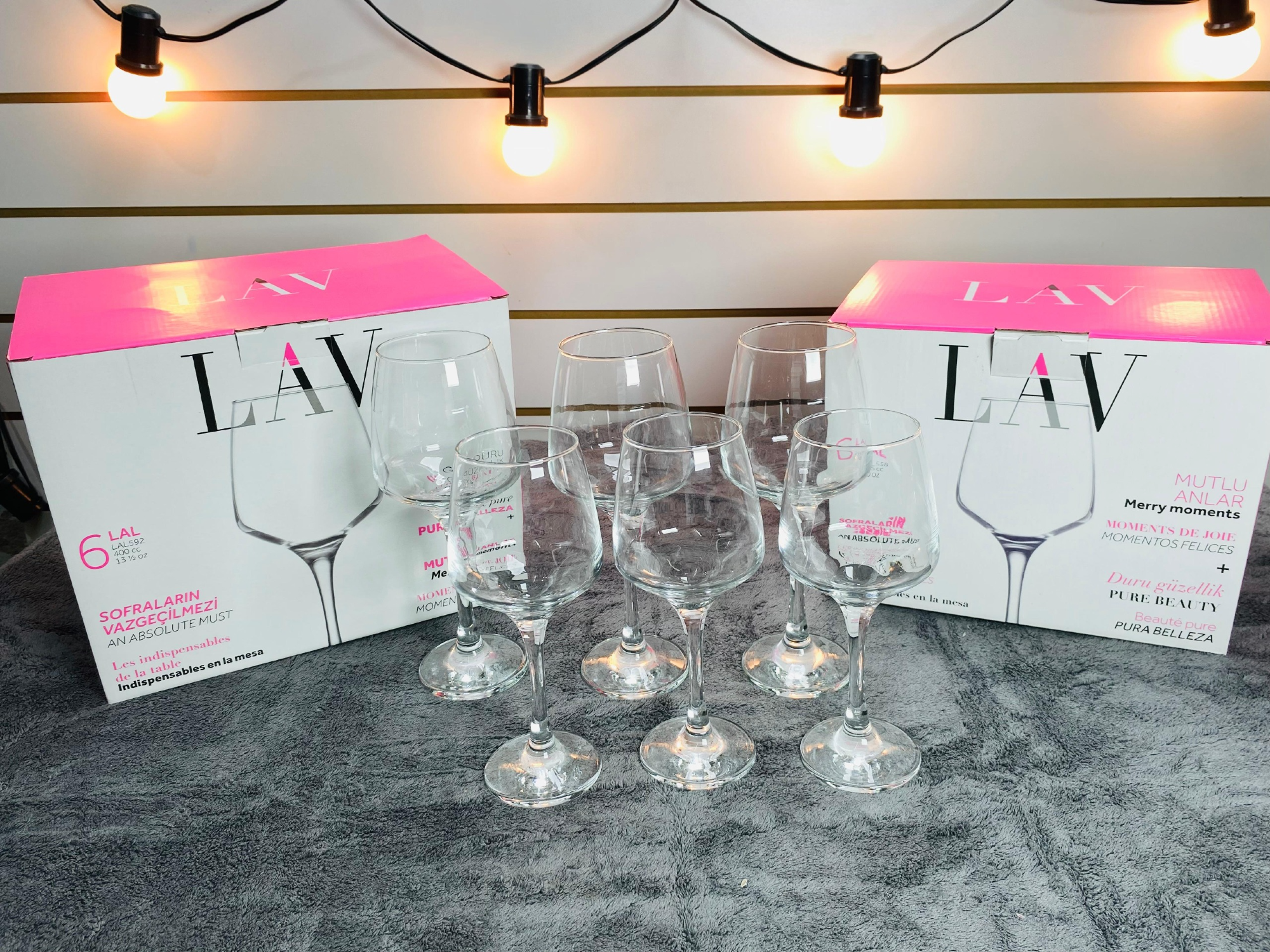 🍷 *Copas de Vino LAV – Elegancia para tu mesa* ✨