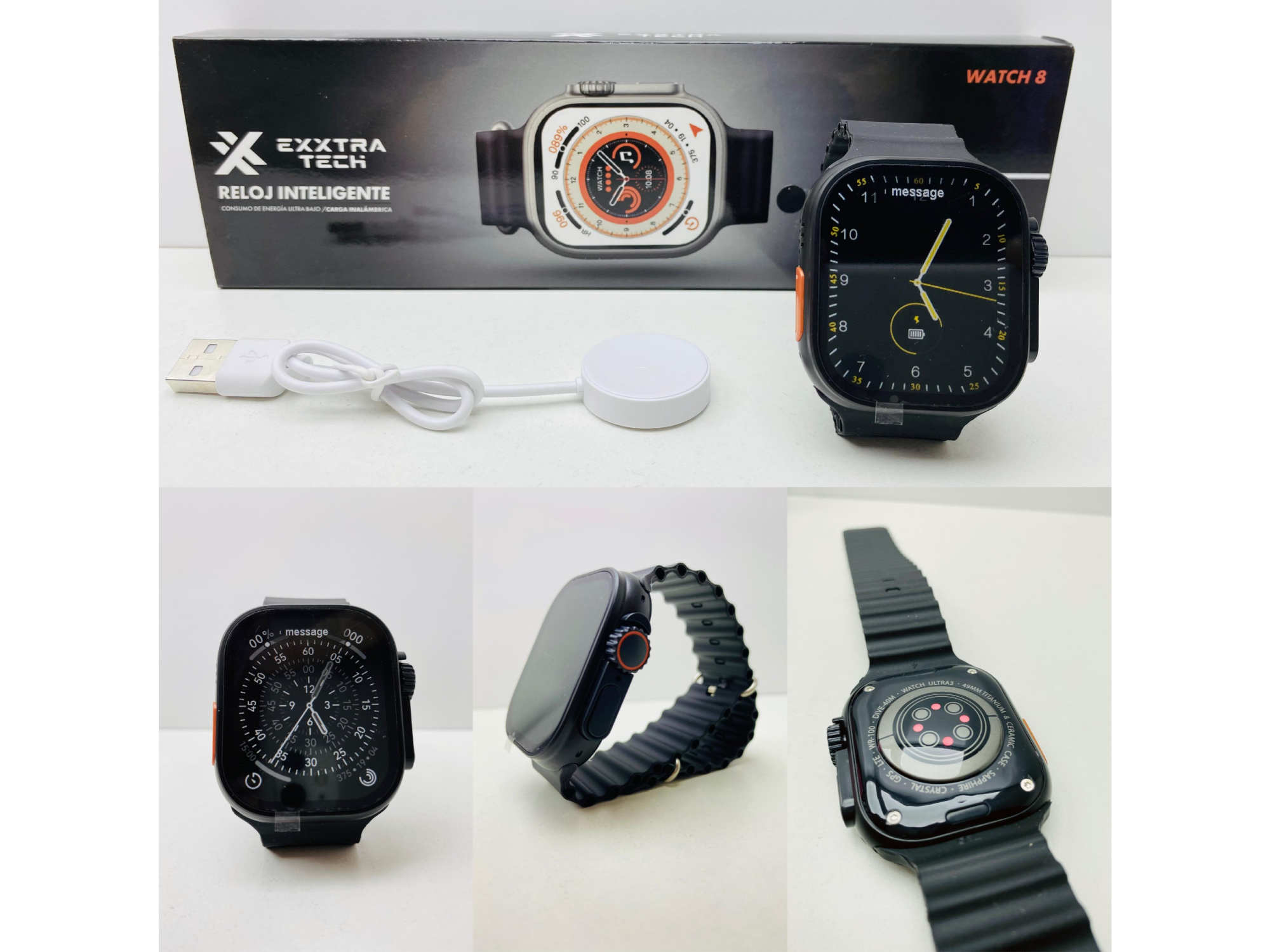 ⌚ SMARTWATCH EXTRA TECH WATCH 8🖤