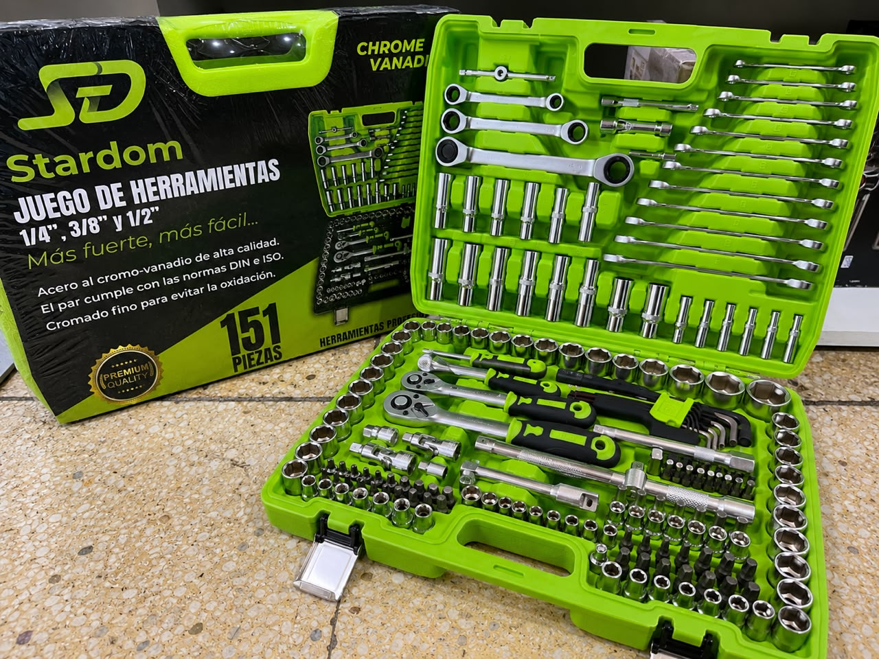 🧰Maletín de Herramientas Stardom – 151 Piezas🧰