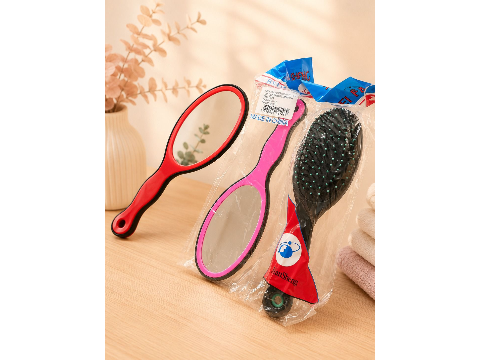 💇‍♀️🪞Cepillo con espejo 2 en 1💇‍♀️🪞 📦 Código: PP5195