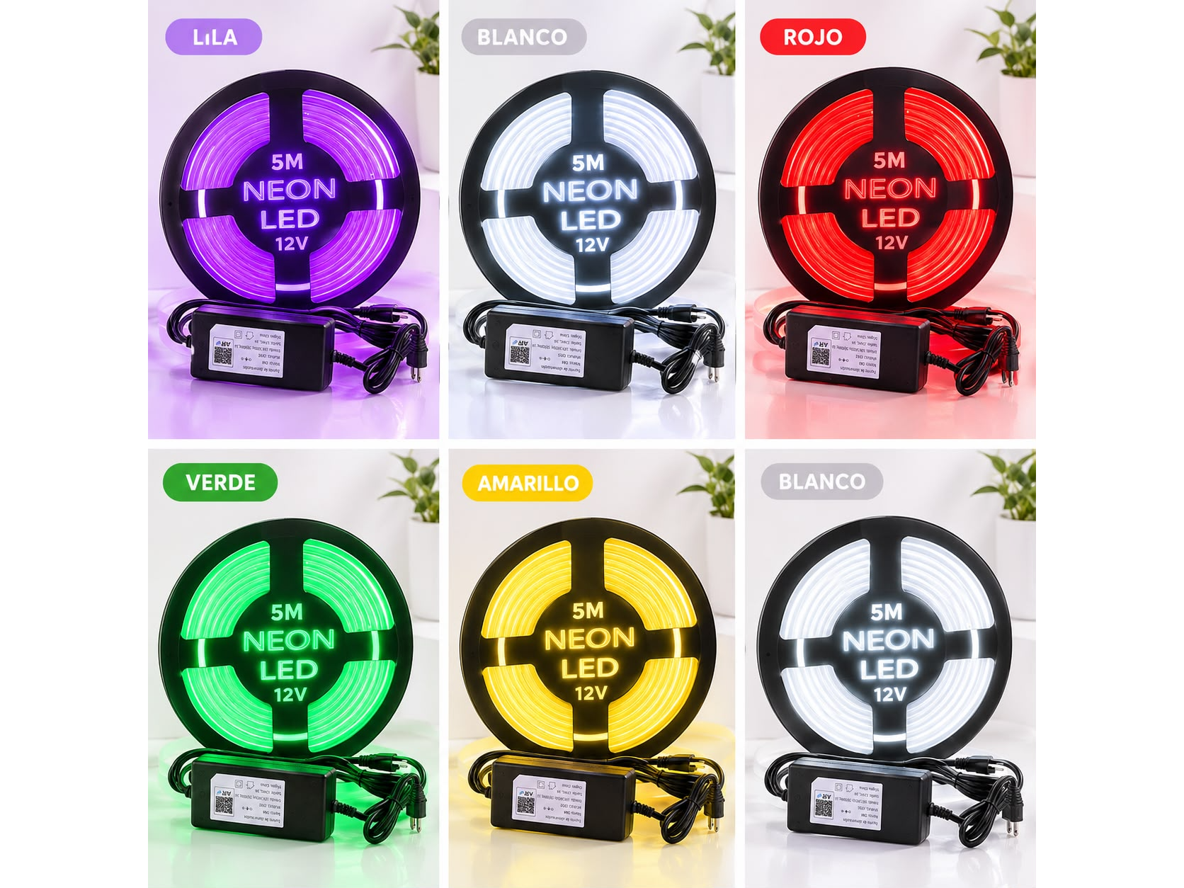 💡✨Tira Neón LED Flexible – 5 Metros💡✨ Cod:NL-1