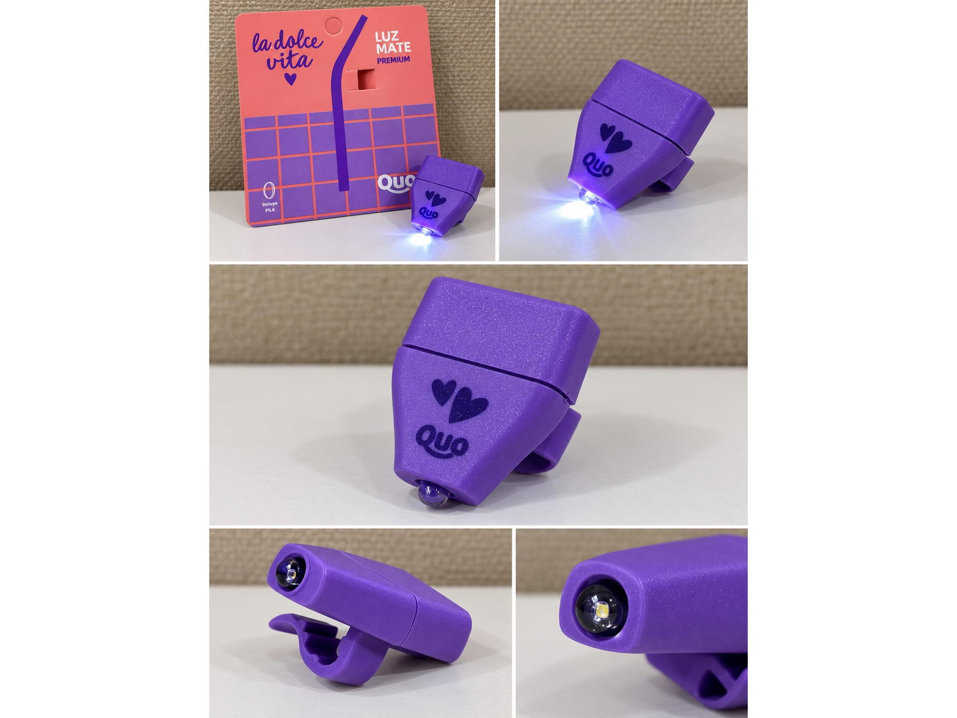 💡🧉LUZ PARA BOMBILLA DE MATE💜 📦Cod: 7474