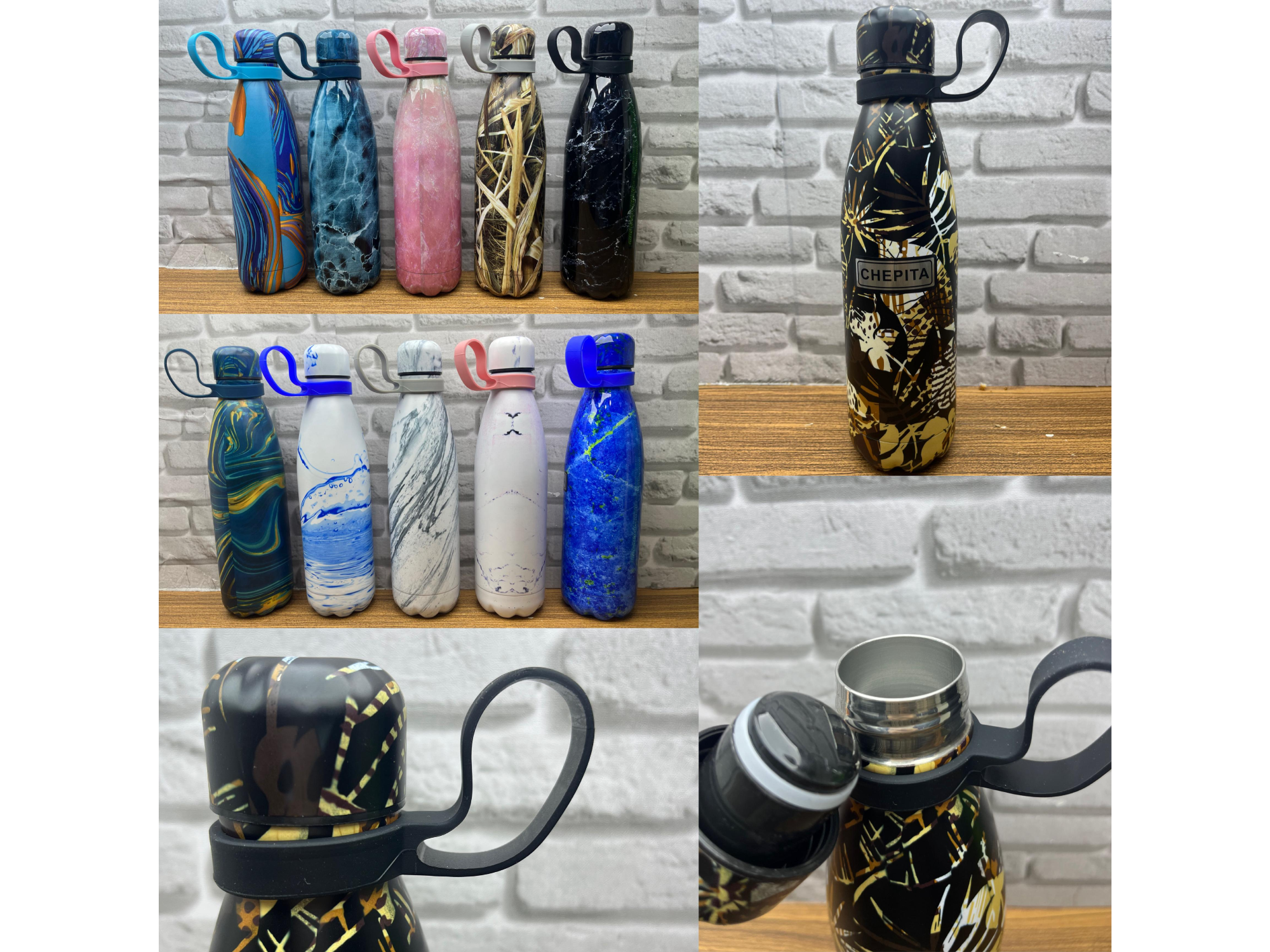 🥤Botella Térmica de Acero Chepita❄️🔥