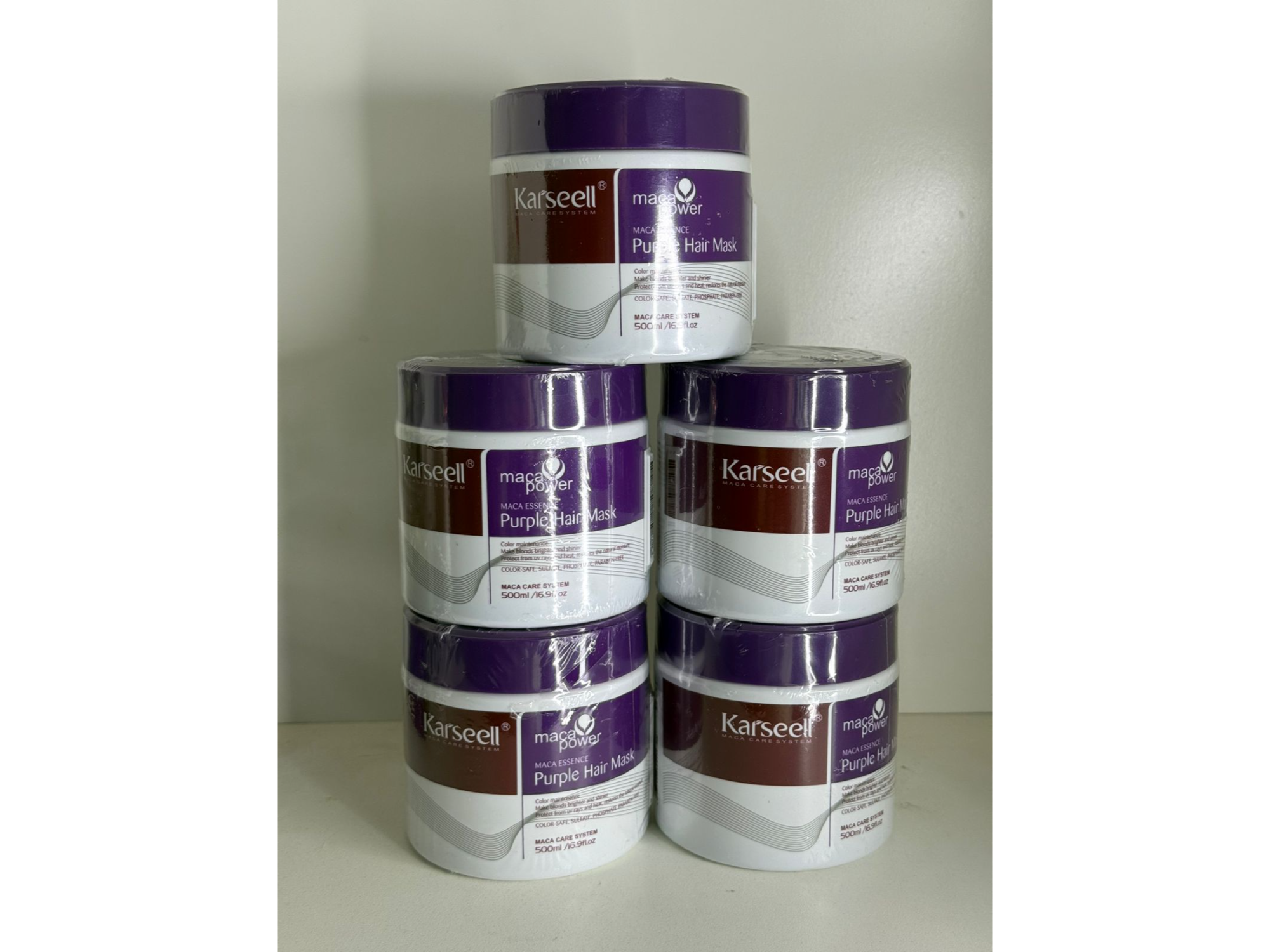 *💜 Karseell Purple Hair Mask 500ml – Maca Essence*