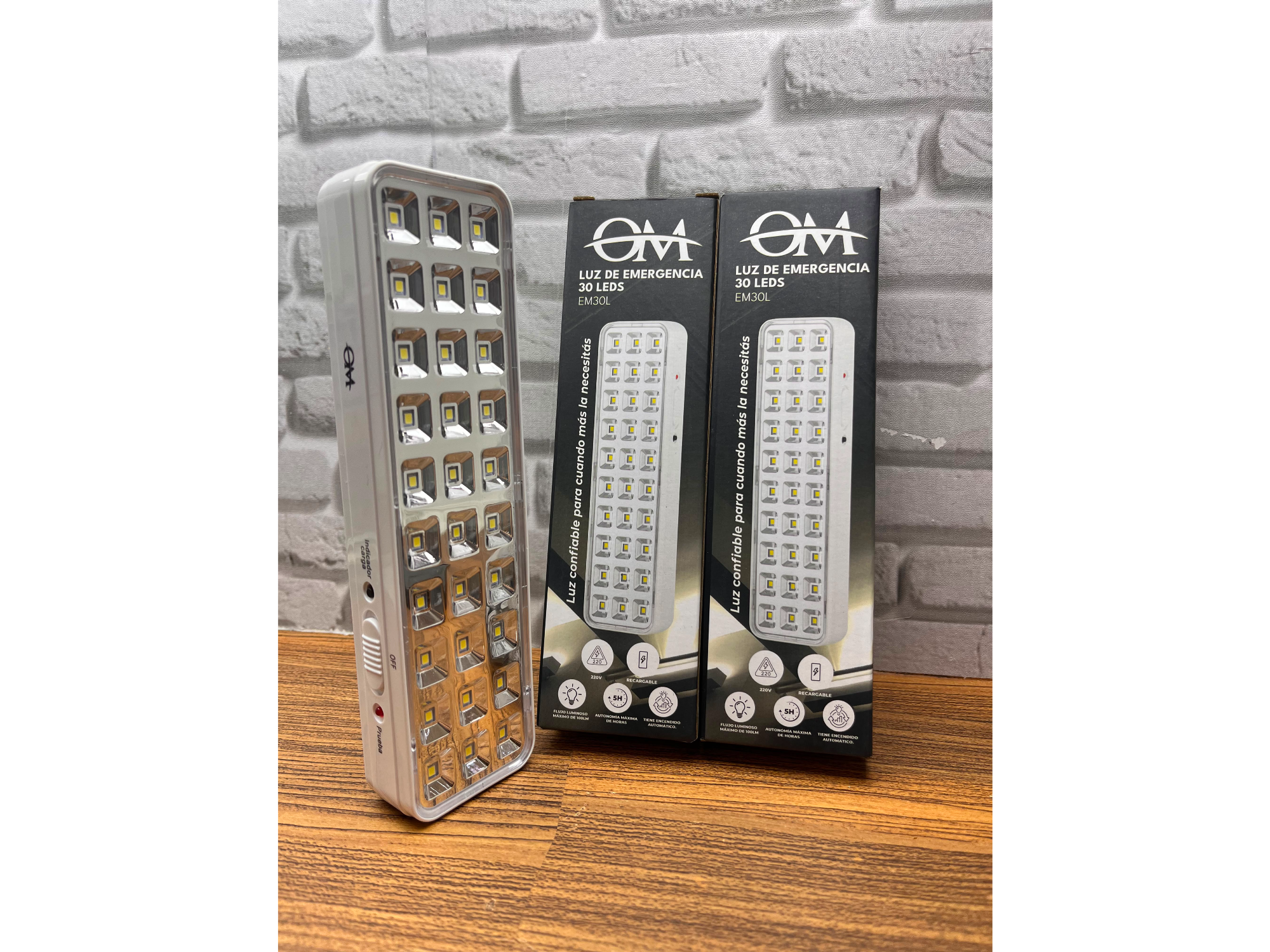 💡LUZ DE EMERGENCIA 30LEDS🔦