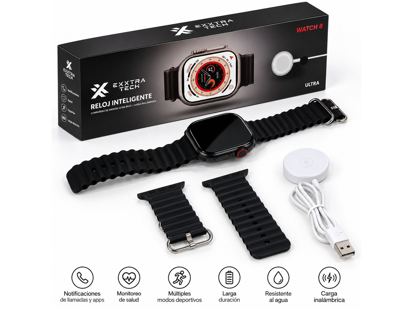 ⌚✨Smartwatch Watch 8 Ultra⌚✨ 📦Código: XX0017