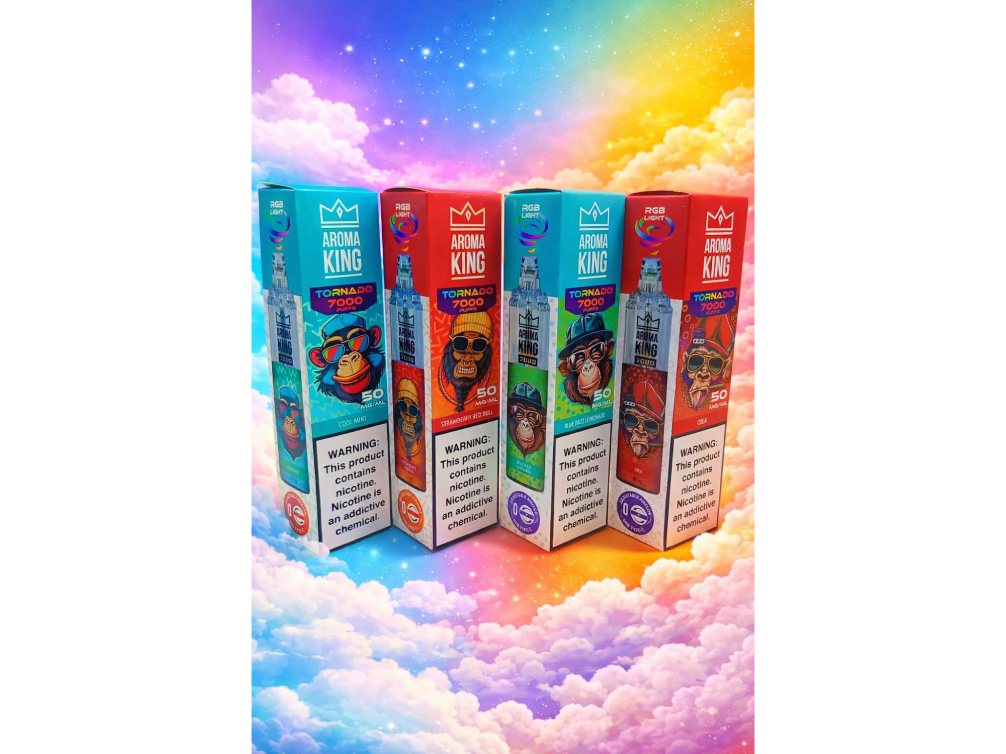 VAPERS AROMA KING – 7.000 PITADAS