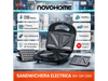 SANDWICHERA ELÉCTRICA NOVOHOME 3 EN 1