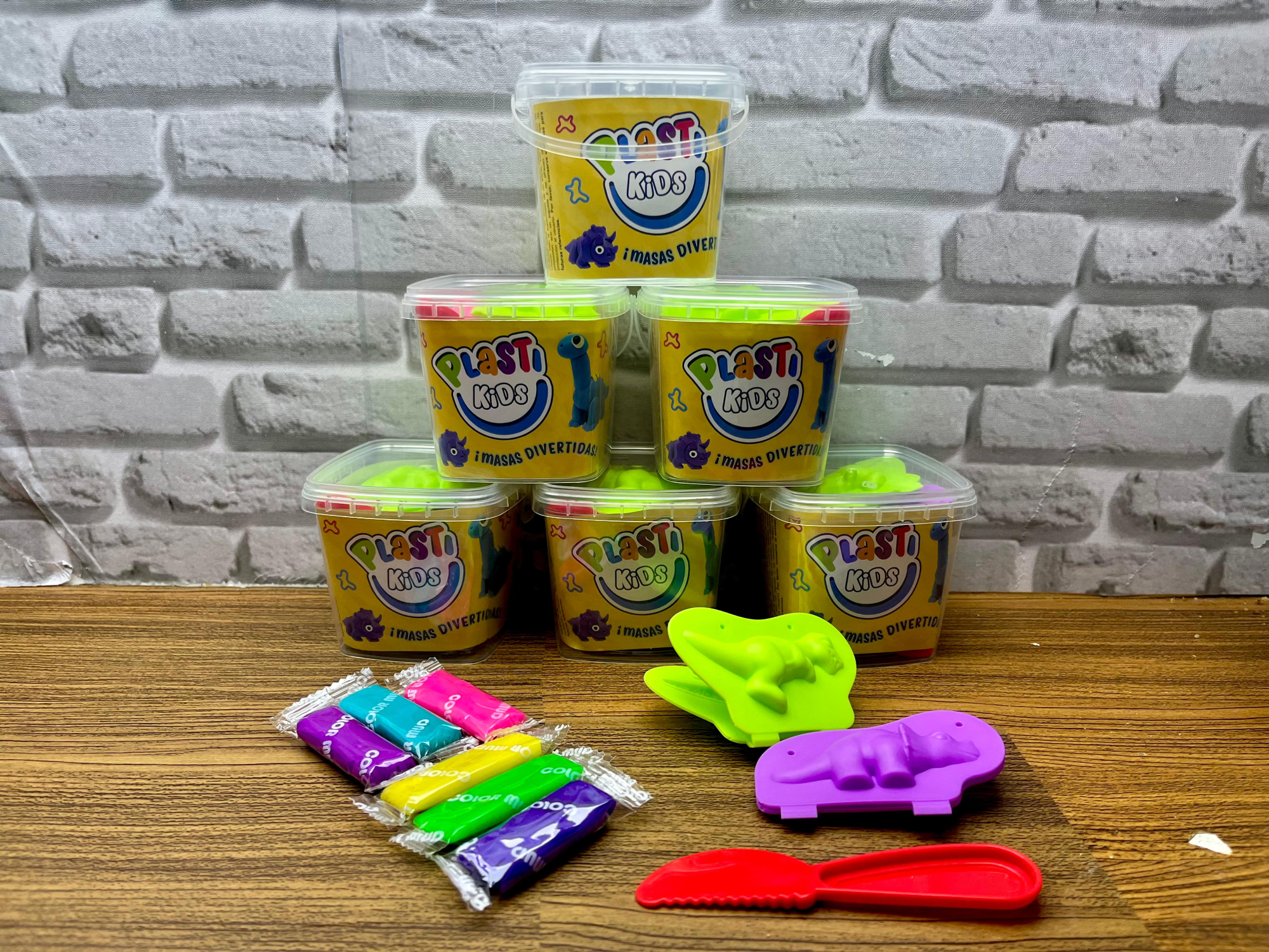 🎨🦕Masas moldeables Plasti Kids🦕🎨