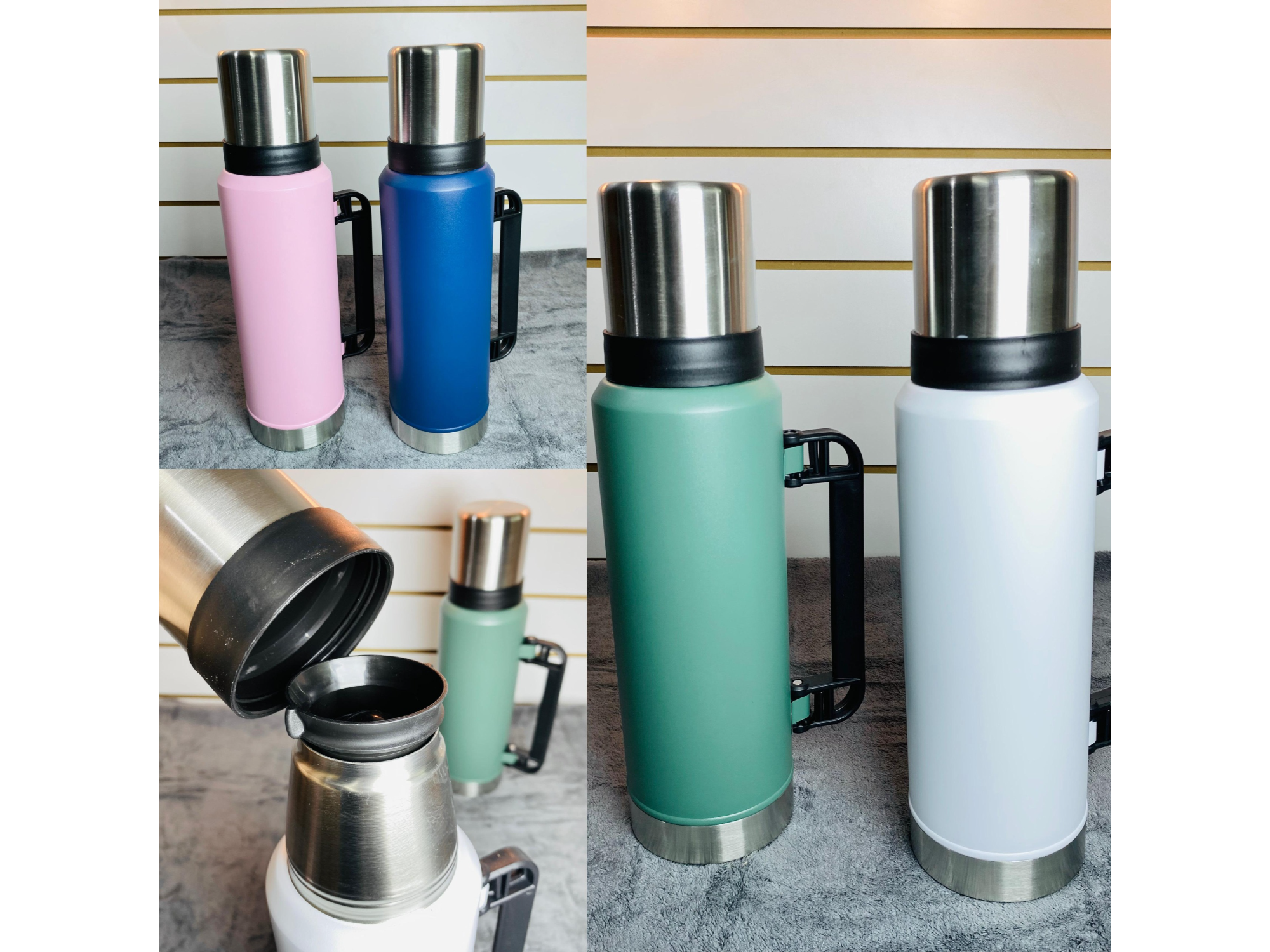 Termo Flask Acero Inoxidable con Manija