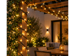 ✨LUZ DE NAVIDAD SOLAR 100 LEDS blanco cálido✨ 📦Código: OA-IL498