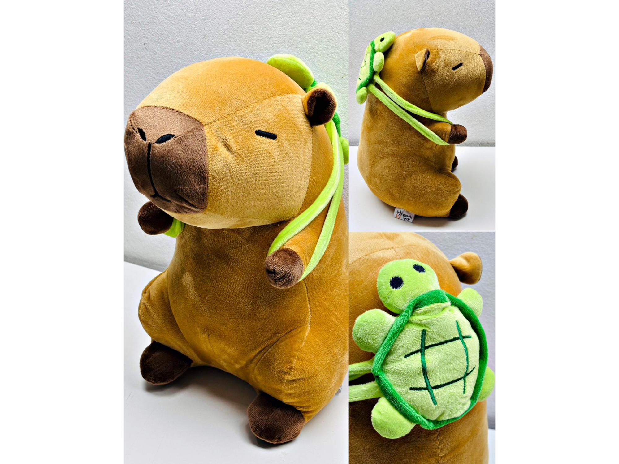 *🐢Peluche Carpincho con Mochila de Tortuga 🐢*