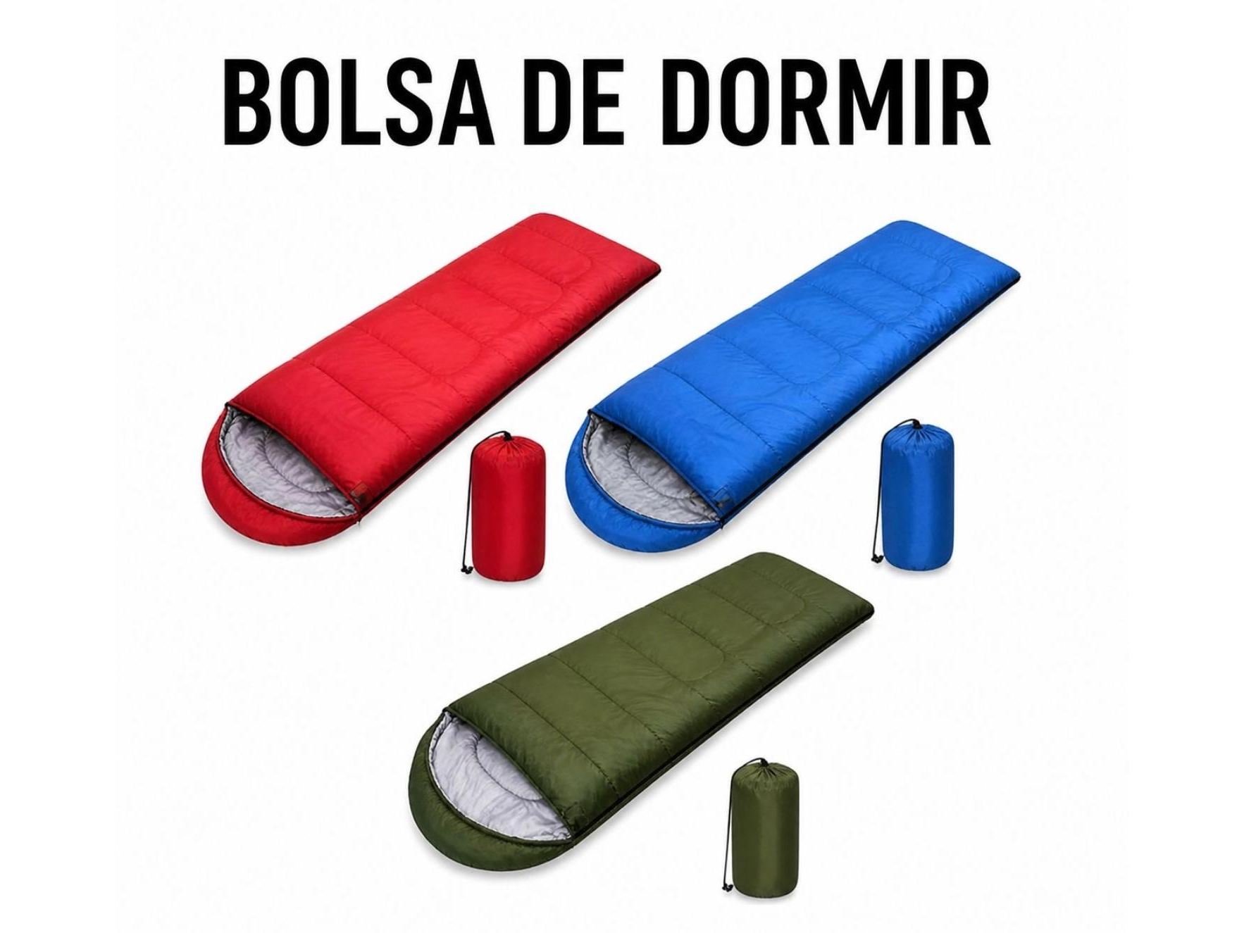 🏕️BOLSA DE DORMIR 2 EN 1💤 📌Código: SL2X7