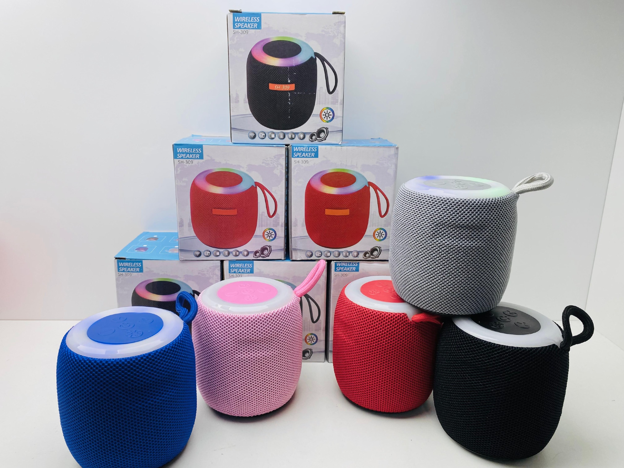 🔊PARLANTE BLUETOOTH CON LUCES LED🌈🎶