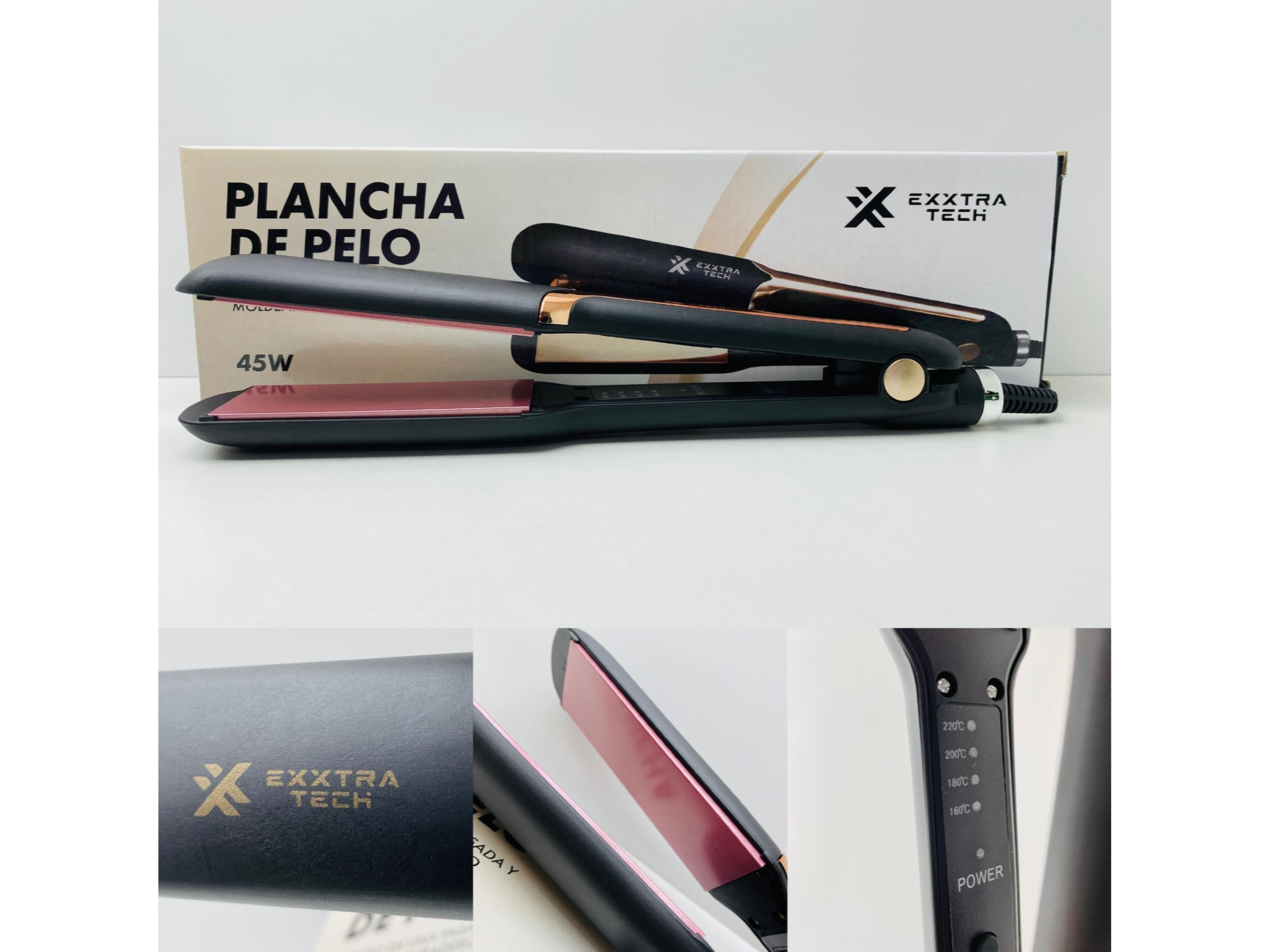 Planchita de Pelo Extra Tech 45W