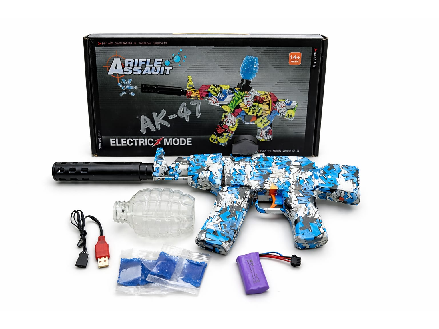 AMETRALLADORA HIDROGEL A BATERÍA