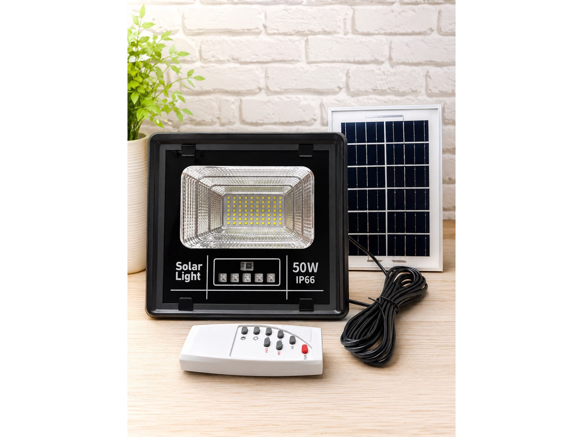 ☀️Reflector solar LED Jortan 50W☀️