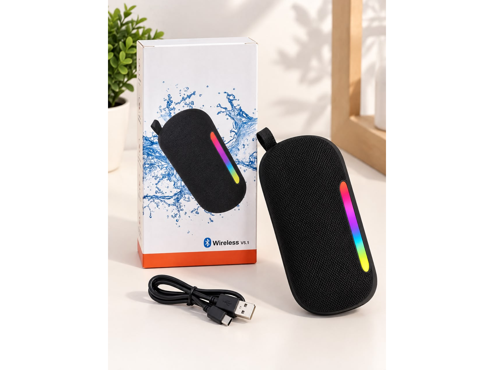 🔊Parlante Bluetooth Portátil wireless V5.1”🔊 Cod: S619