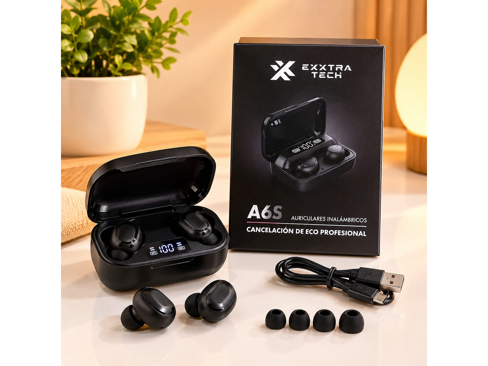🎧🔥 AURICULARES INALÁMBRICOS A6S🔥🎧