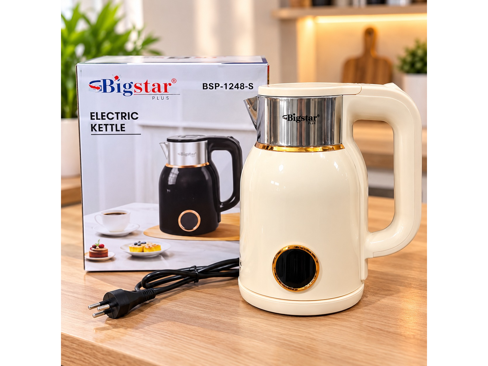 ⚡☕ PAVA ELÉCTRICA Bigstar plus 2 LITROS ☕⚡📦 Código: BSP-1248-S