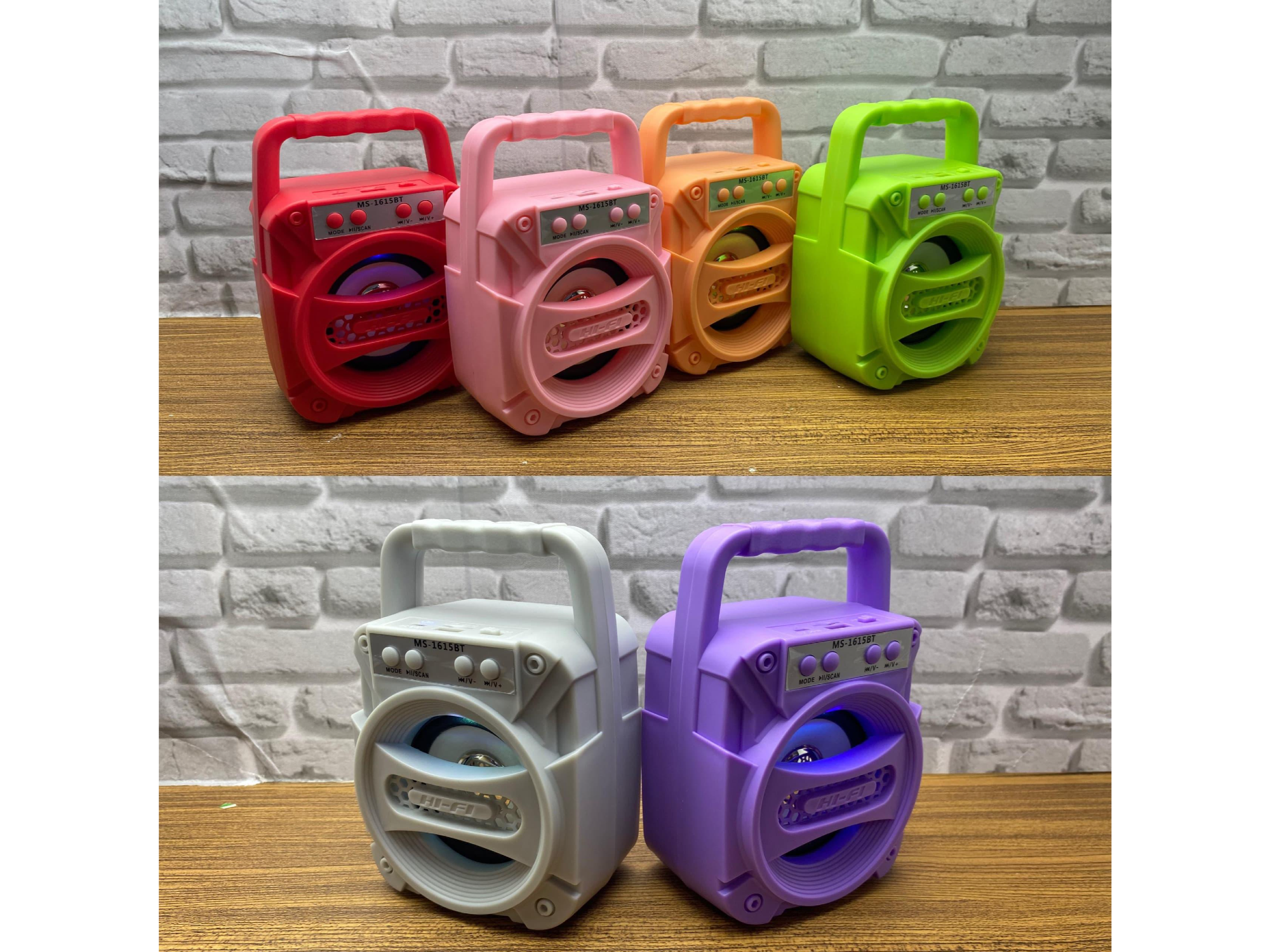 🔊 Parlante Bluetooth Portátil con Luces LED ✨