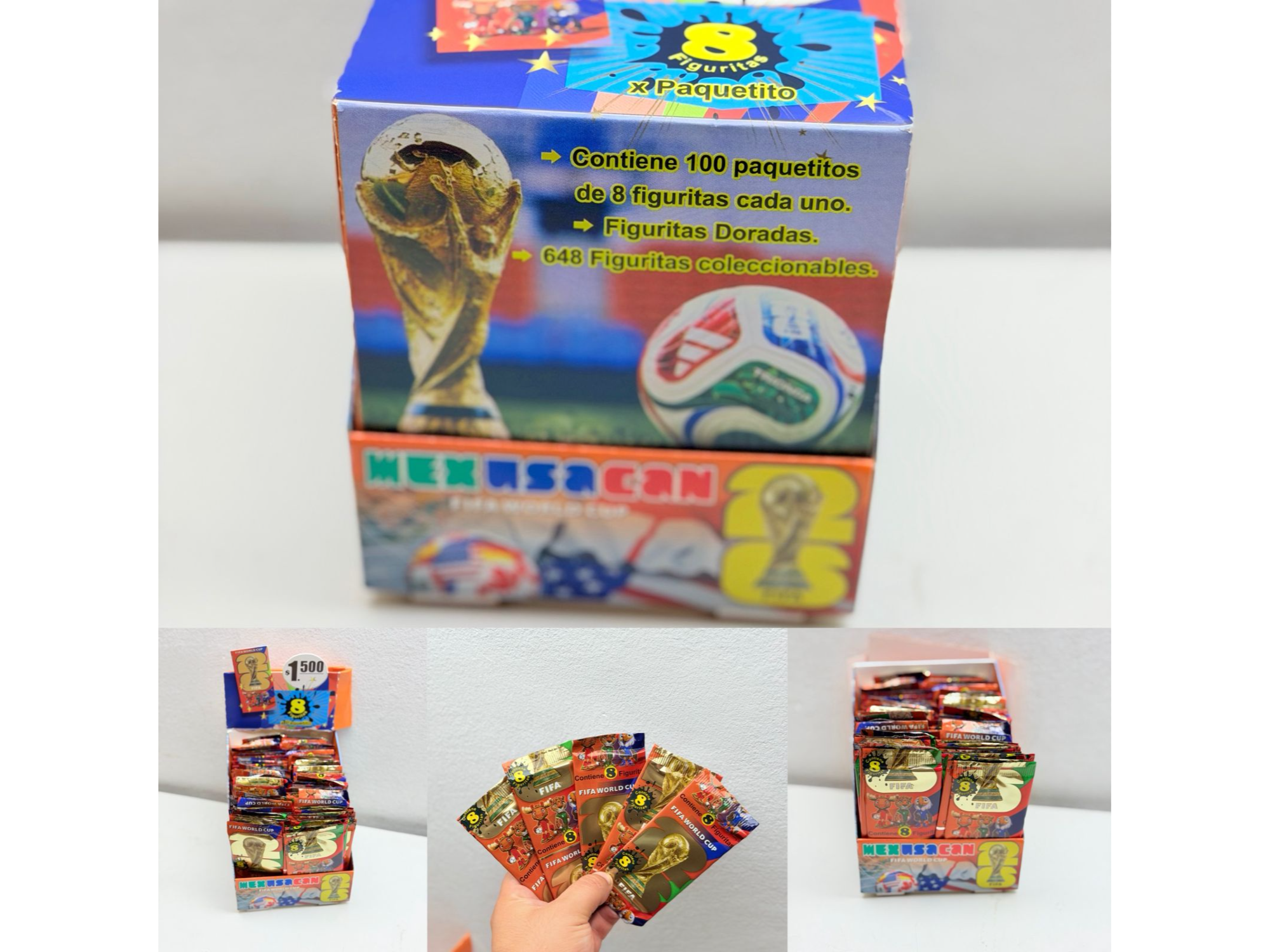FIGURITAS DEL MUNDIAL 2026 NO PANINI