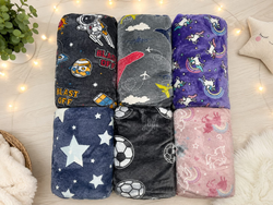 🌙🦄🚀✨Mantitas Luminosas Infantiles – Súper Suaves✨🌙🦄🚀