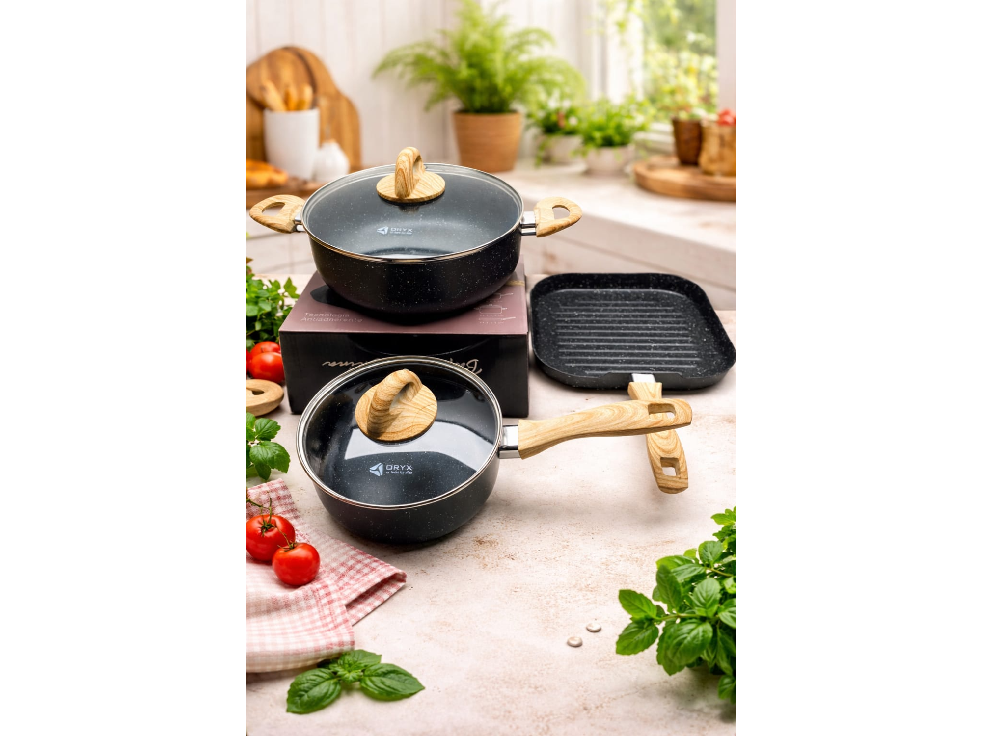 SET DE COCINA ORYX 5 PIEZAS