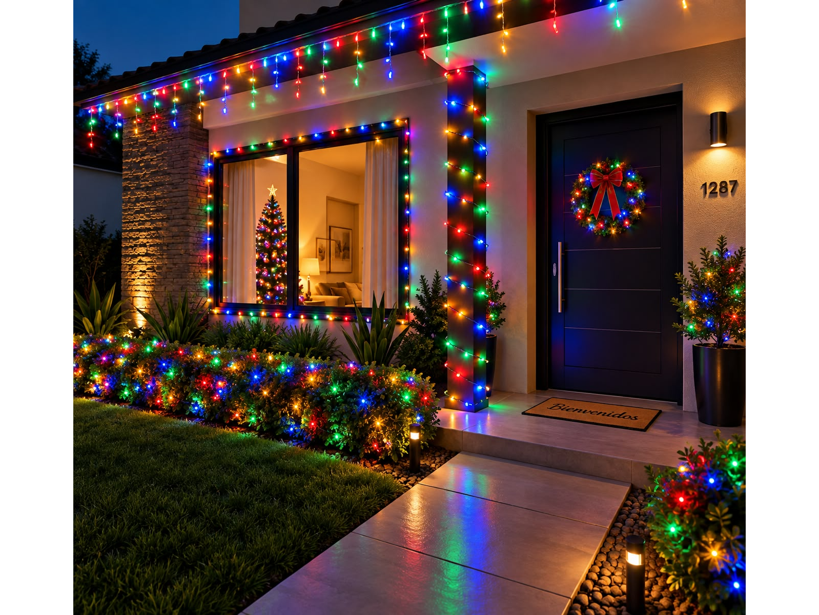 🎄✨LUCES NAVIDEÑAS MULTICOLOR 120 LED✨🎄 📦Código: NAV009