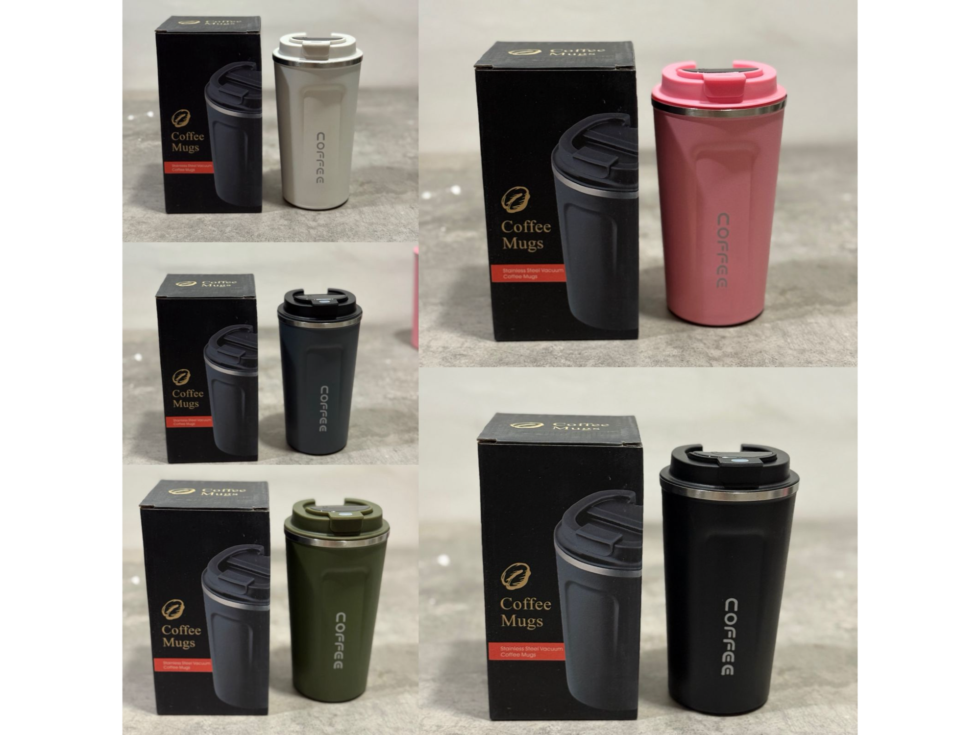 ☕ Vaso térmico inteligente con medidor digital de temperatura ☕