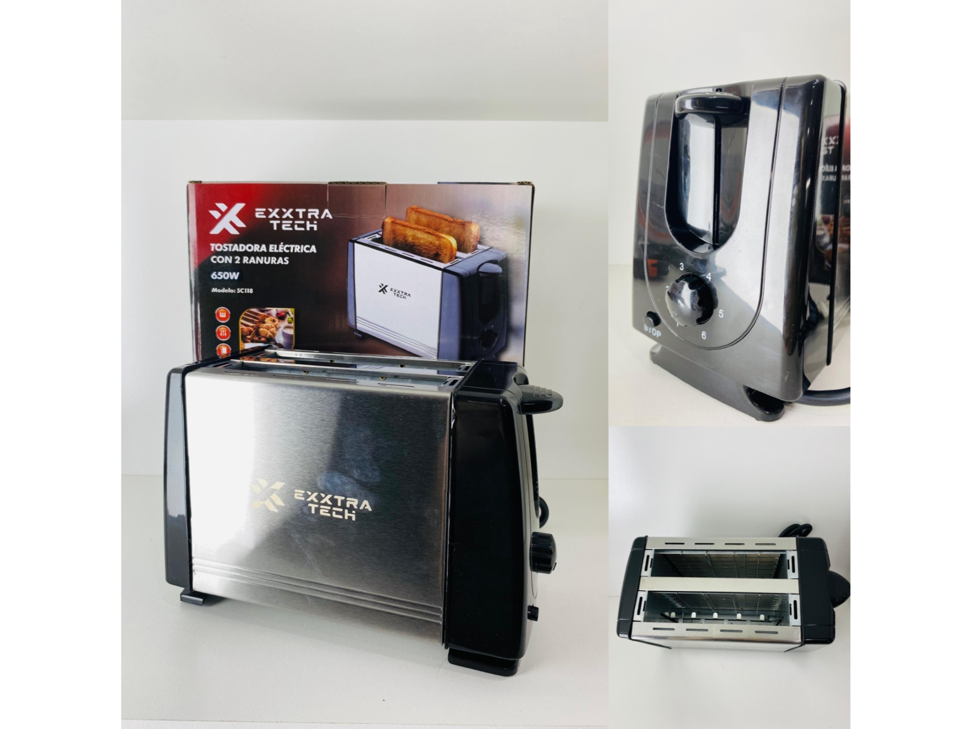 Tostadora Eléctrica Exxtra Tech