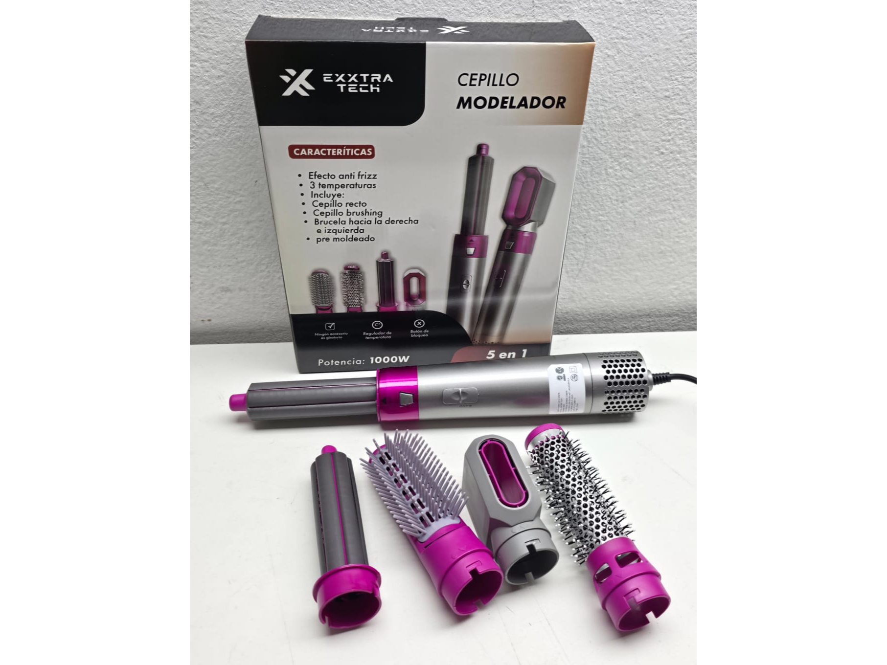 Cepillo Modelador 5 en 1 Exxtra Tech