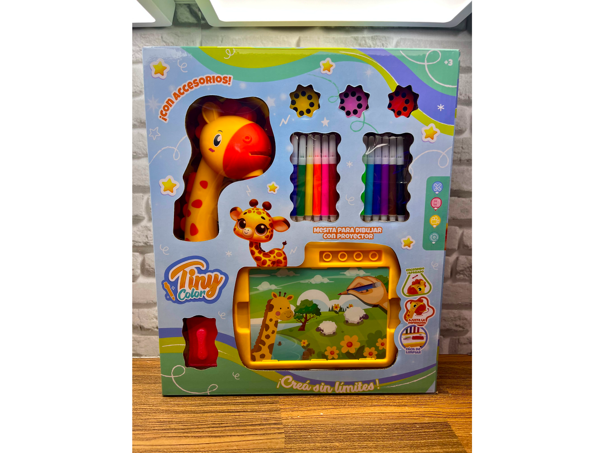 🦒✨Mesita Infantil con Proyector – Tiny Color🎨🌈 Cod: 55081