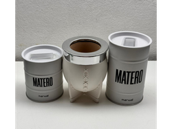 MATE CON LATAS Y BOMBIILLA