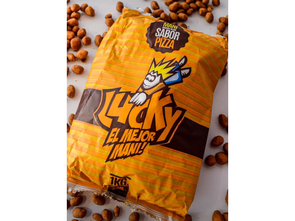 Maní recubierto sabor pizza x1kg